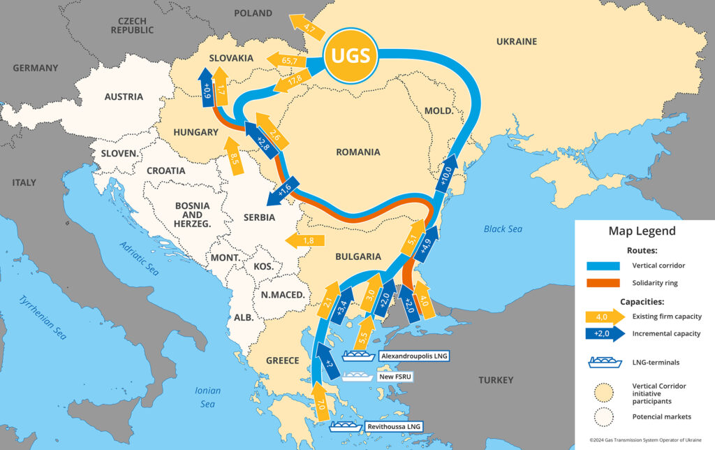 Cooperation for the Vertical Corridor is strengthened with the signing of a Memorandum of Understanding for the participation of Slovakia, Moldova and Ukraine