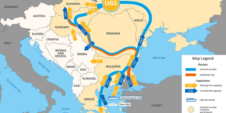 Cooperation for the Vertical Corridor is strengthened with the signing of a Memorandum of Understanding for the participation of Slovakia, Moldova and Ukraine