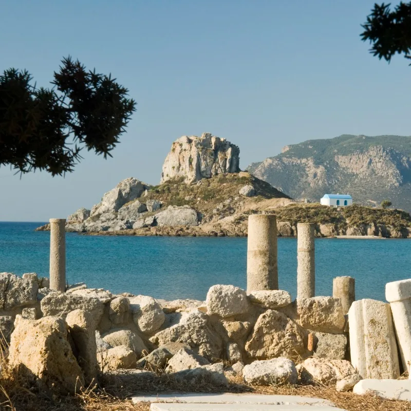 Greek Artefacts Shown In The Island Of Kos, Greece