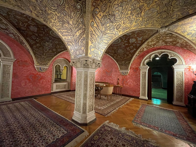 The basement playroom in the Royal palace (Sarah Marshall/PA)