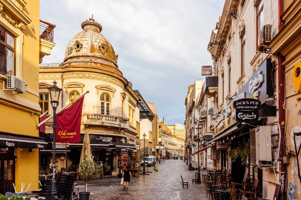 Lipscani Street in Bucharest — Getty Images