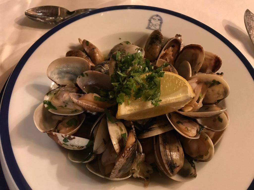 Clams from Pousada Castelo Obidos.