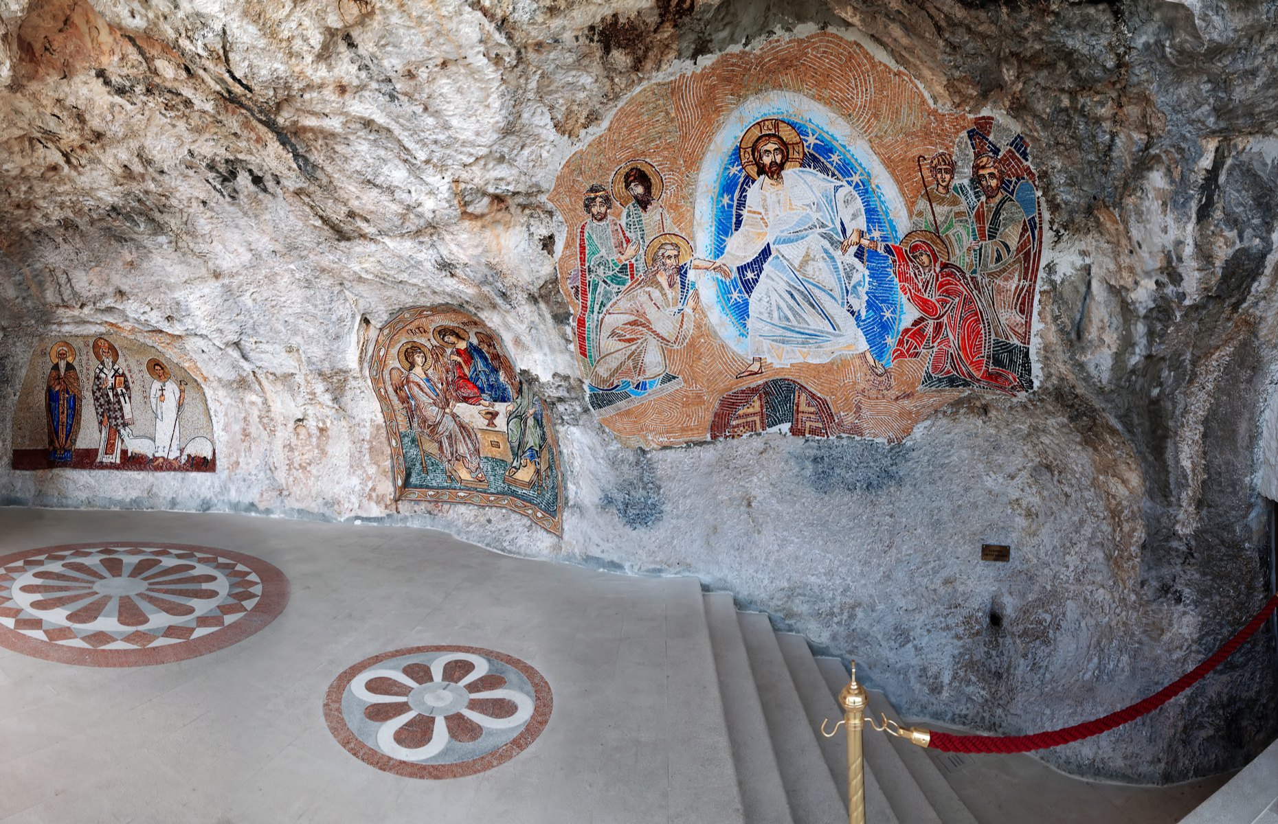 Frescoes at Ostrog Monastery