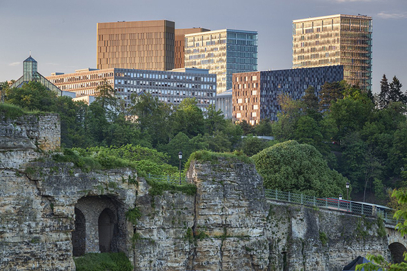 Luxembourg Kirchberg. Photo: Alfonso Salgueiro 