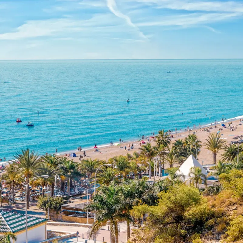 Playa Burriana at Nerja, Costa del Sol, Malaga