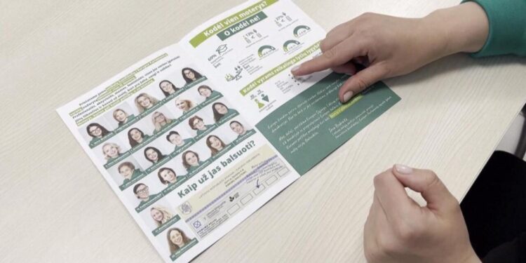 Lithuanian Greens unveil landmark all-women list in EU election