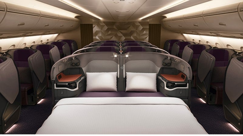 Singapore Airlines A380 New Business Class