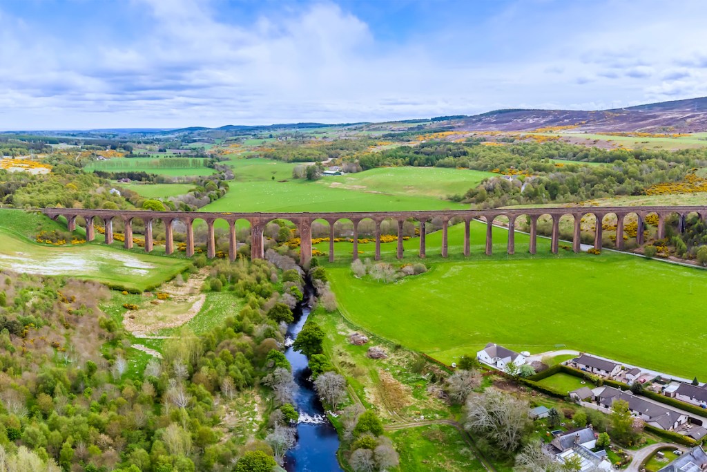 Nairn River in the Scottish Highlands