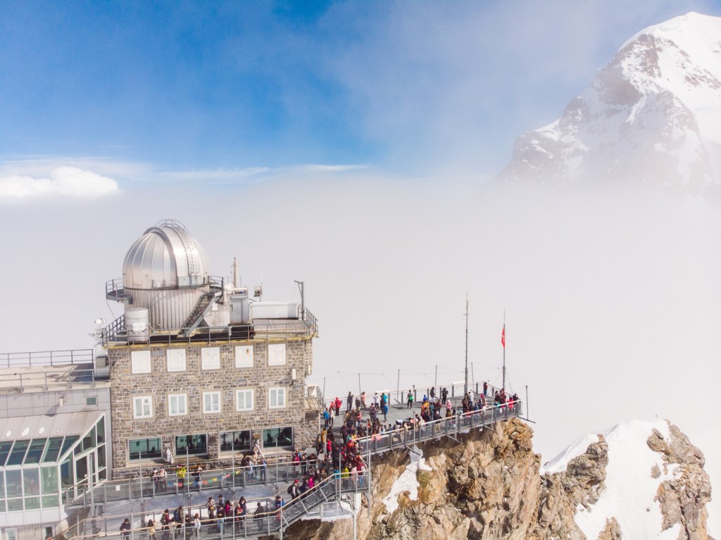 The Sphinx Observatory in Lauterbrunnen.