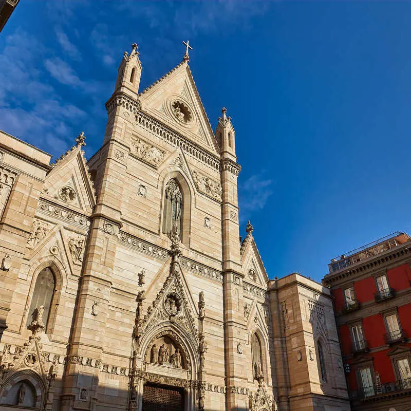 Naples Cathedral, Old Town Naples, Campania, South Italy, Southern Europe