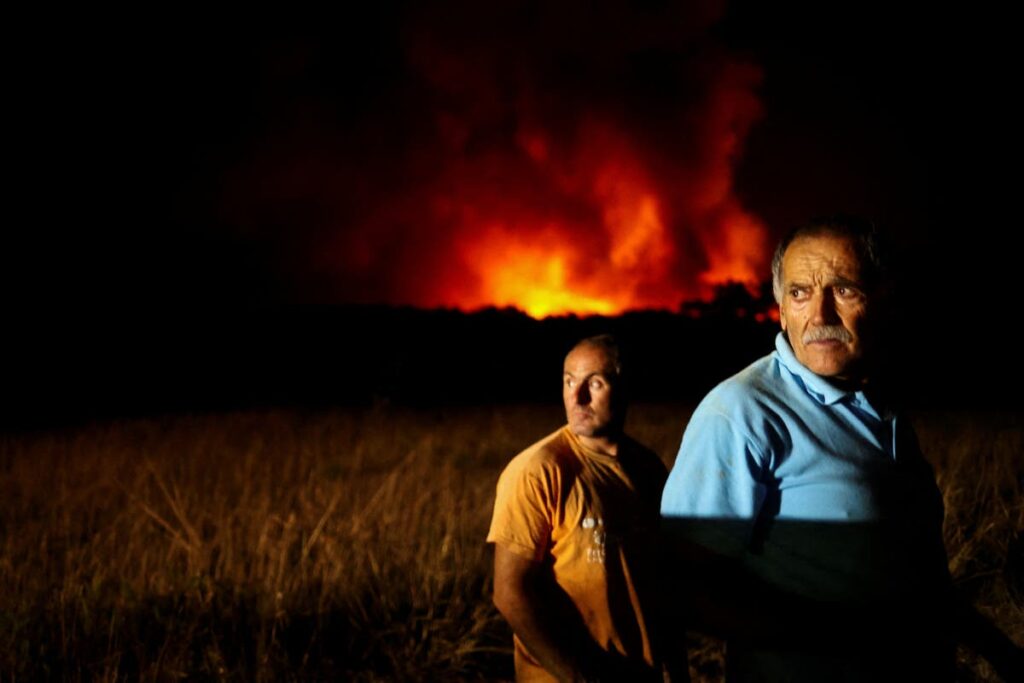 Portugal wildfires see thousands evacuated amid 46C heatwave