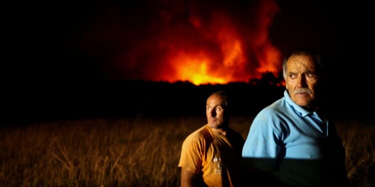 Portugal wildfires see thousands evacuated amid 46C heatwave