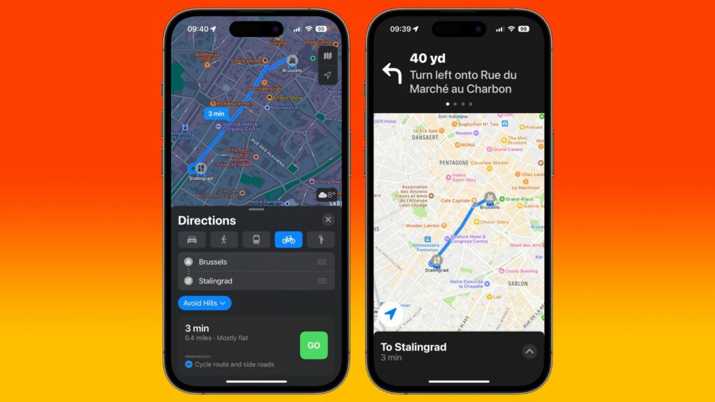 Apple Maps Cycling Directions Expand to Austria, Belgium, and Sweden