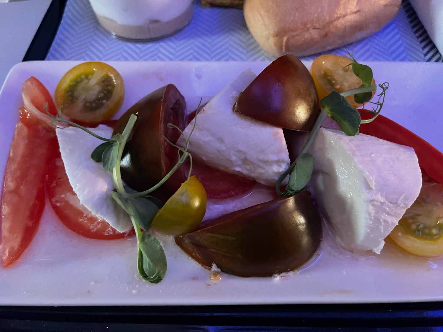 a plate of food on a table