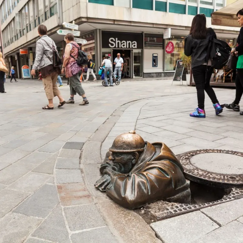 Statue in Bratislava