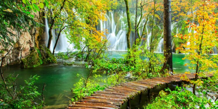 Waterfalls Join 16 Natural Lakes In Croatia’s Breathtaking Plitvice Lakes National Park