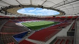 VfB Stuttgart play at the Stuttgart Arena