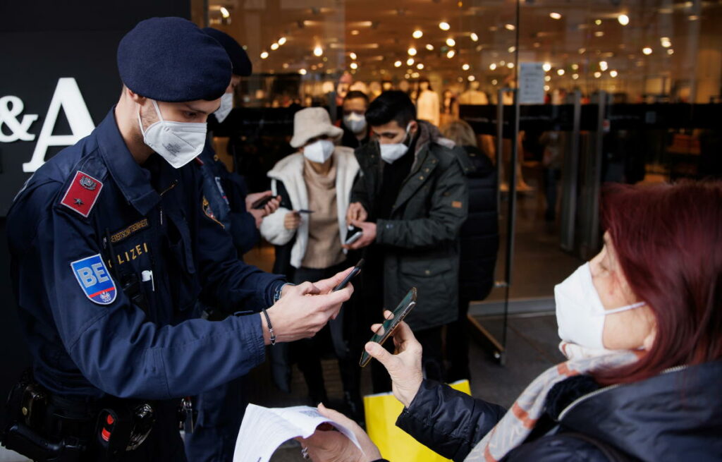 Austria plunged into full lockdown as fourth wave hits Europe
