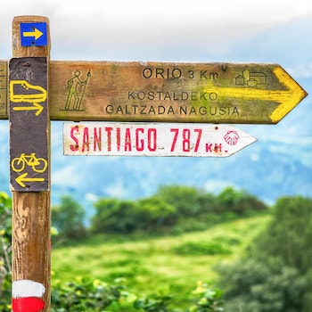 There are several popular ways to reach Santiago de Compostela