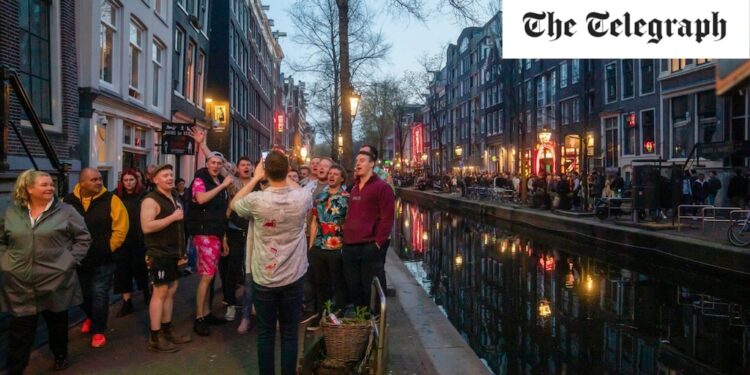 Boozy Brits are refusing to ‘stay away’ from Amsterdam