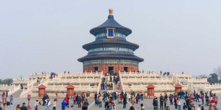 People visiting the Temple of Heaven in Beijing, China Photo: Shutterstock