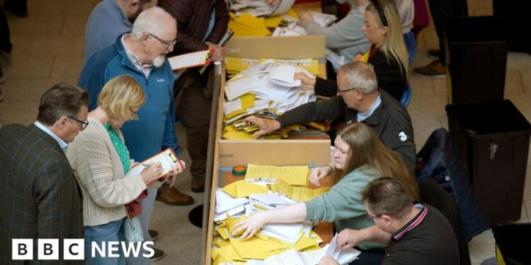 Counting process under way in council poll