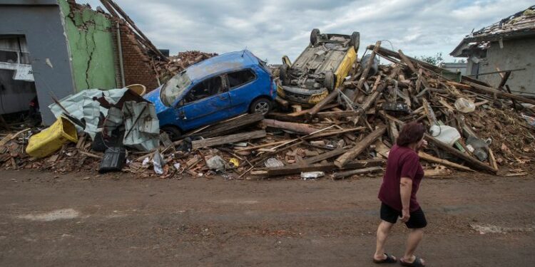 Czech tornado: 5 killed as rare storm hits villages