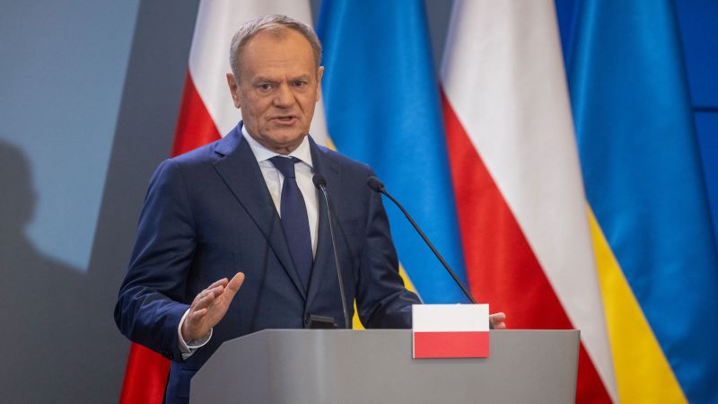 Europe in ‘pre-war era,’ warns Poland’s Prime Minister Tusk, citing Russia’s threat