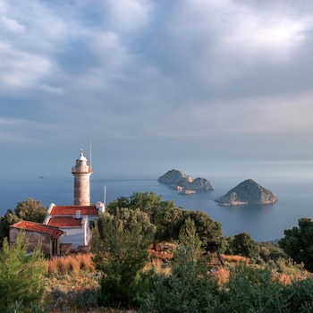 The going is rugged and rocky on the Lycian Way