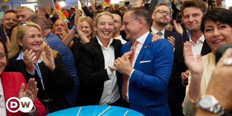Far-right AfD in second place – DW – 06/09/2024
