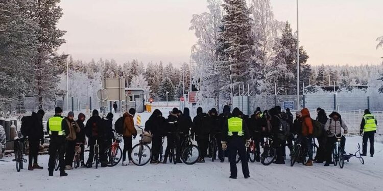 Finland scrambles to close new migrant route via Russia to Europe