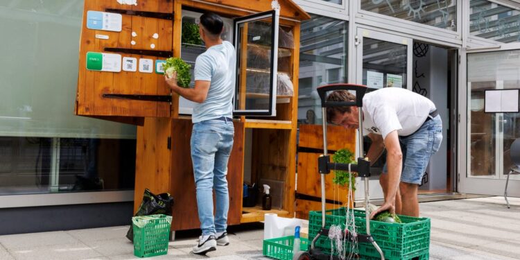 Free food fridges take off in parts of Europe in eco-friendly bid to fight waste