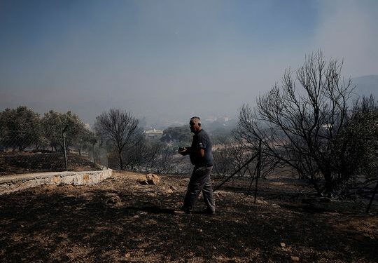 Greece fire sparks evacuations near Athens