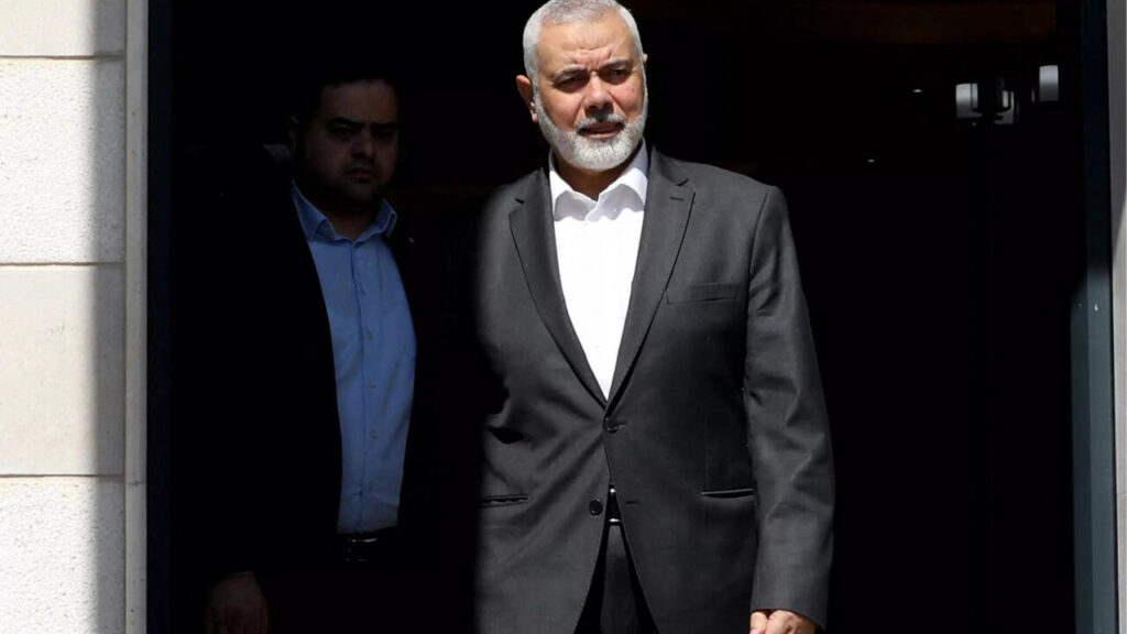 Hamas leader Haniyeh says three of his sons killed in Israeli air strike on Gaza