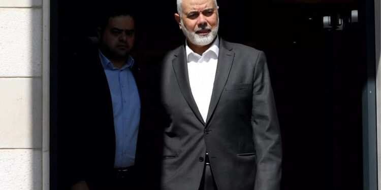 Hamas leader Haniyeh says three of his sons killed in Israeli air strike on Gaza