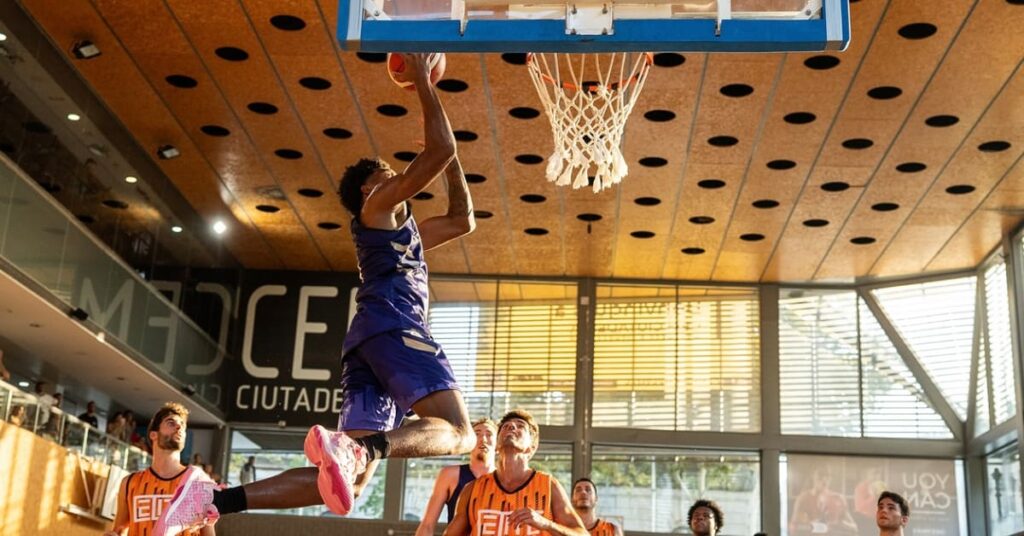 Husky Hoop Team Wins Second Game in Europe