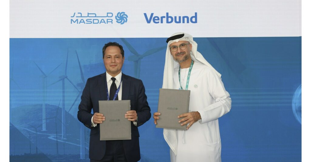 Masdar and VERBUND to Explore Developing Large-Scale Green Hydrogen Production in Spain