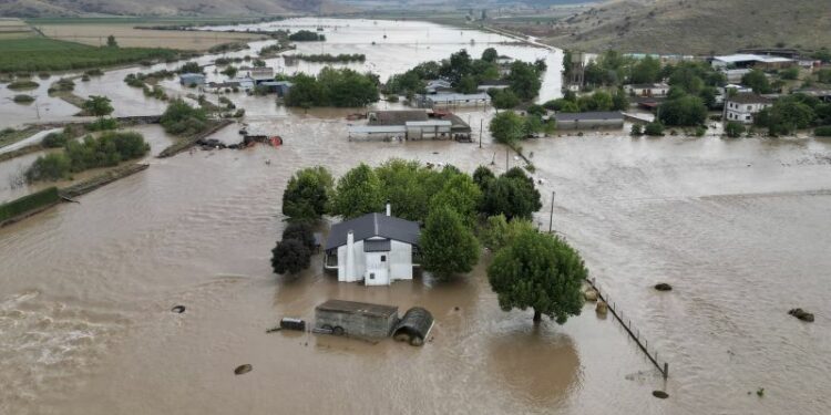 More than 800 rescued after extreme flooding in Greece turns villages into lakes