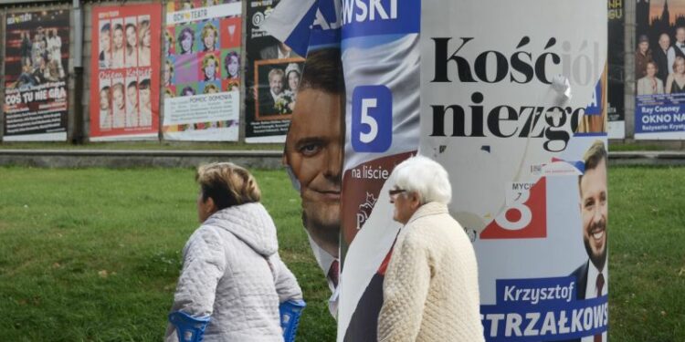 Poland’s opposition has path to oust populist ruling party, exit poll shows