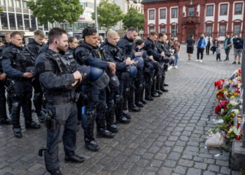 Police officer dies after attack at anti-Islam rally in Germany