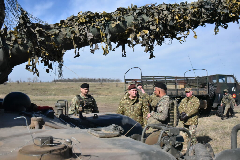 Chief of the Defense Staff visits the Smârdan training ground