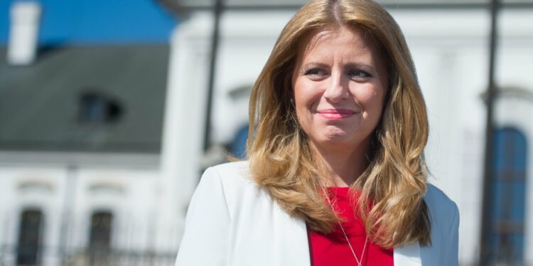 Slovak President Zuzana Caputova