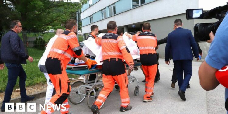 Slovakia PM Robert Fico in stable but serious condition after shooting, doctors say