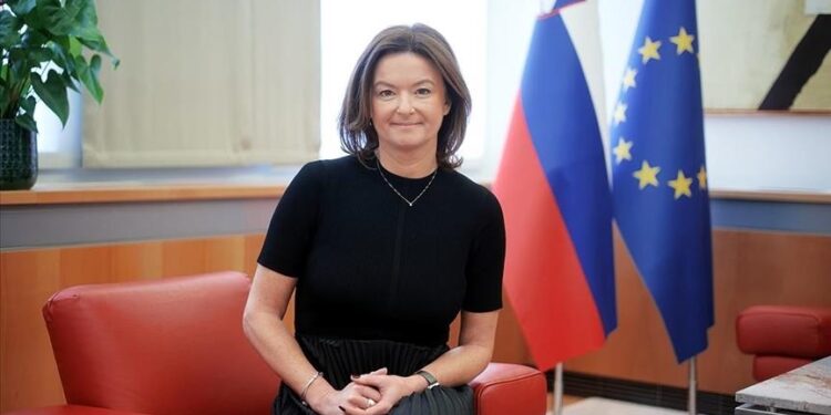 Slovenia’s 1st female foreign minister highlights challenges women face in diplomacy, politics