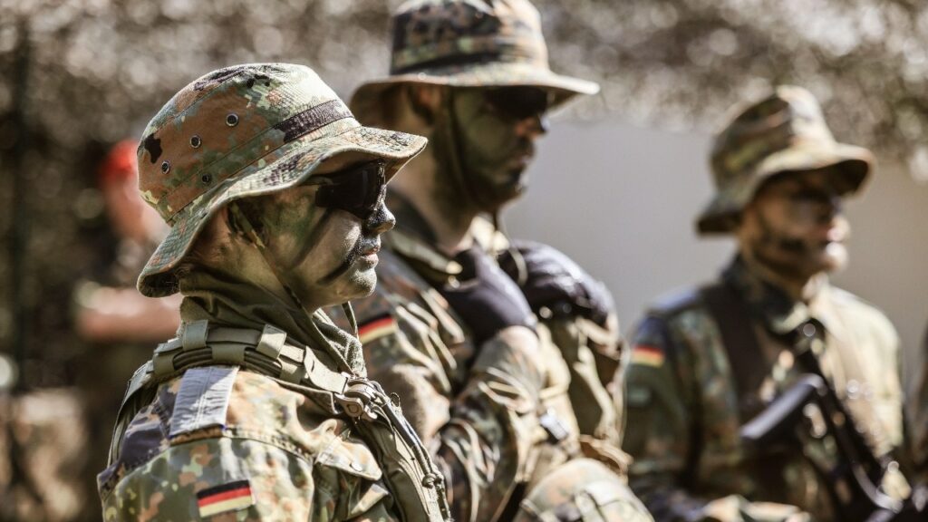 German soldiers preparing themselves for a war amid the Russia-Ukraine war. (Image:Getty Images)