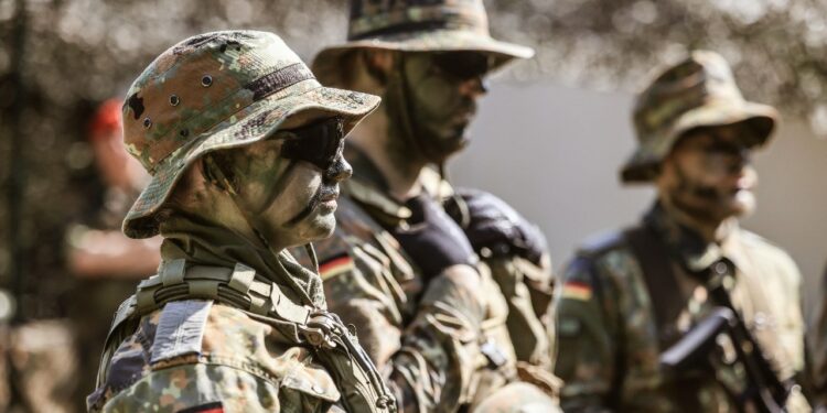 German soldiers preparing themselves for a war amid the Russia-Ukraine war. (Image:Getty Images)