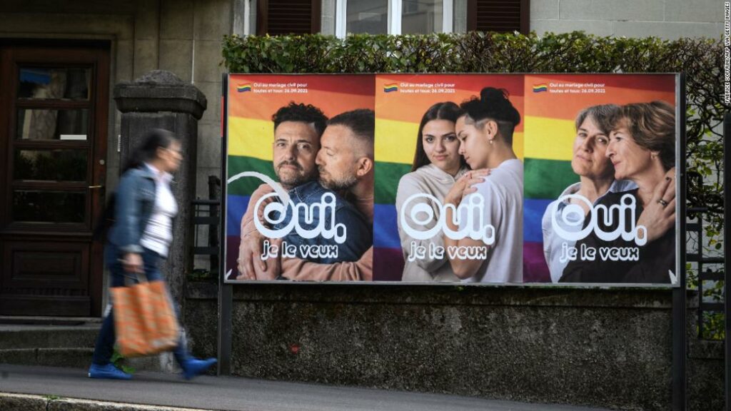 Switzerland votes to make same-sex marriage legal by near two-thirds majority