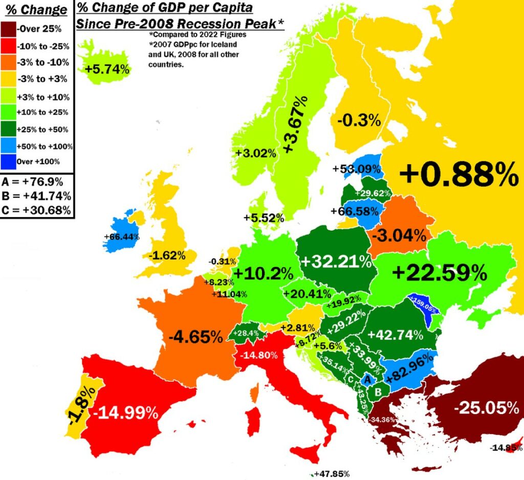 The European map that explains populist politics