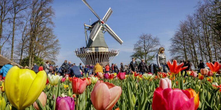 The pretty 'Garden of Europe' attraction only open two months a year