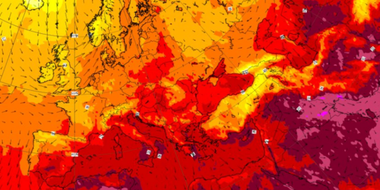 When will the heatwave in Europe and Greece end?